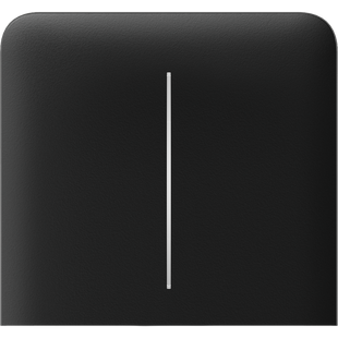 Бічна кнопка для двоклавішного вимикача Ajax SideButton (2-gang) vertical Black (83435.143.BL) 000046484 фото