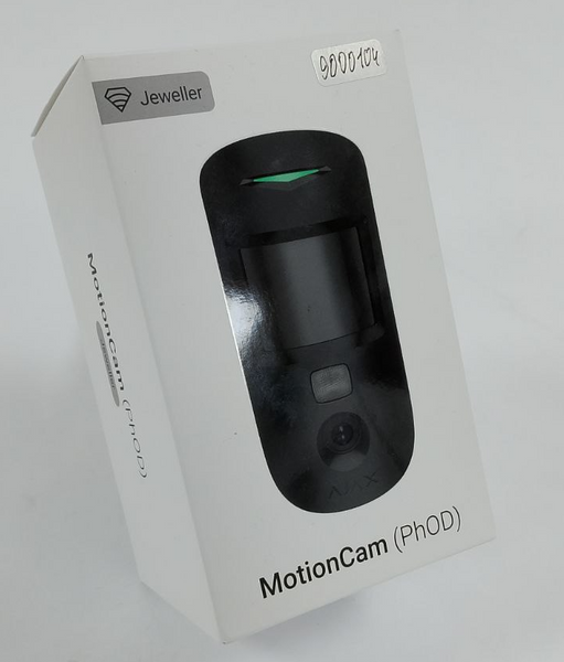 (Уцінка) Бездротовий датчик руху Ajax HDR MotionCam (PhOD) з підтримкою фотоверифікації тривог, функцій &laquo;Фото за запитом&raquo; і &laquo;Фото за сценарієм&raquo; Black (MotionCam (PhOD)) 9000104 фото