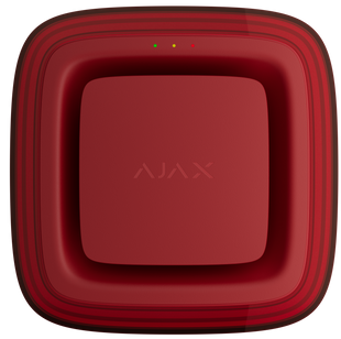 Бездротовий адресний пожежний оповіщувач світлозвуковий Ajax EN54 FireProtect (Sounder/VAD) Jeweller Red (118601.279.RD1) 000057174 фото