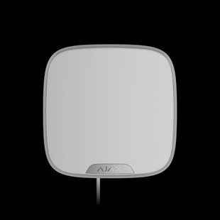 Дротова сирена з кріпленням для брендованої лицьової панелі Ajax StreetSiren DoubleDeck Fibra White (57244.61.WH1) 000032047 фото