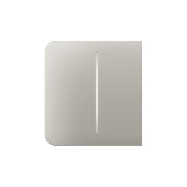 Бічна кнопка для двоклавішного вимикача Ajax SideButton (2-gang) Oyster (46026.143.OY) 000029846 фото
