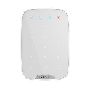 Бездротова сенсорна клавіатура Ajax KeyPad White (38249.12.WH1) 000005652 фото