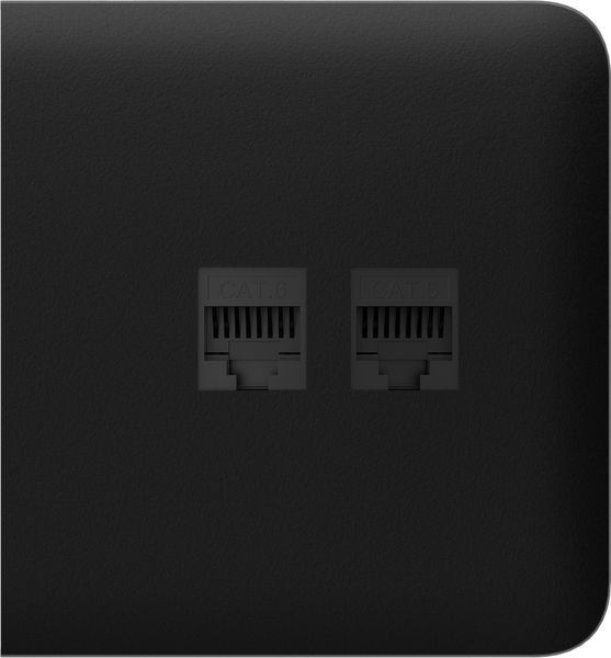 Бічна панель для вбудованої інтернет-розетки Ajax SideCover (LAN) Black (126212.319.BL) 000058921 фото