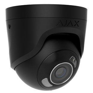 Дротова охоронна IP-камера Ajax TurretCam HL (5 Mp/2,8 mm) Black (126260.197.BL1) 000059515 фото