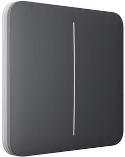Вимикач Ajax LightSwitch 2-клавішний Graphite 000030625 фото