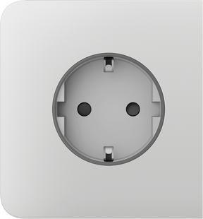 Бічна панель для вбудованої розетки Ajax SideCover (basic) White (89071.163.WH) 000046692 фото