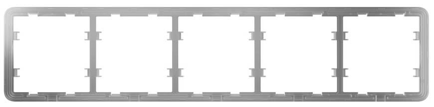 Рамка для 5-х вимикачів/розеток Ajax Frame (5 seats) (52348.141.NC) 000032403 фото