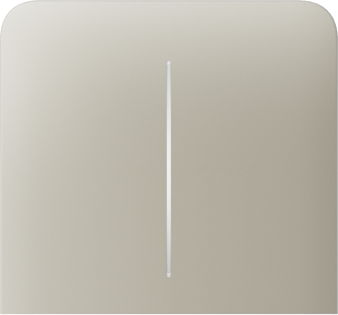 Бічна кнопка для двоклавішного вимикача Ajax SideButton (2-gang) vertical Ivory (83439.143.IV) 000046488 фото
