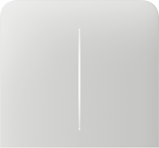 Бічна кнопка для двоклавішного вимикача Ajax SideButton (2-gang) vertical White (83434.143.WH) 000046494 фото