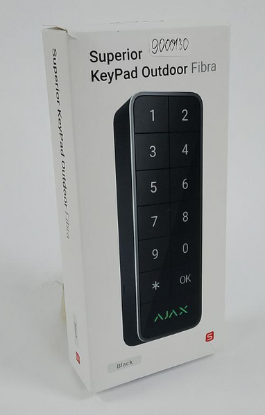 (Уцінка) Дротова клавіатура Ajax Superior KeyPad Outdoor Fibra Black (117760.285.BL) 9000130 фото