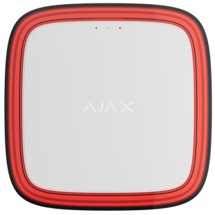 Бездротовий адресний пожежний оповіщувач світловий Ajax EN54 FireProtect (VAD) Jeweller White (118605.277.WH1) 000057172 фото